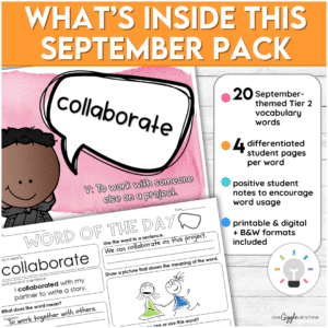 september vocabulary add on 4-6 thumb 1