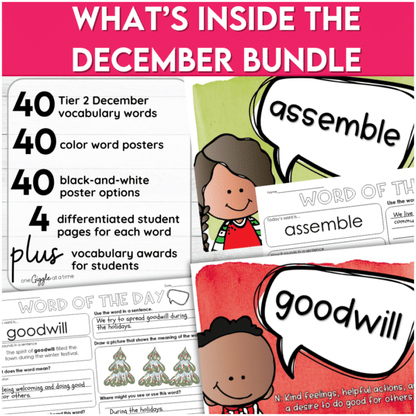december vocab add on bundle december vocab add on bundle