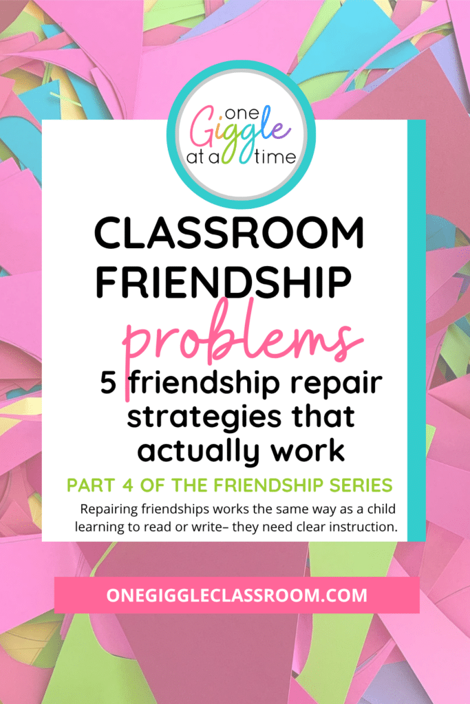 resolving friendship problems