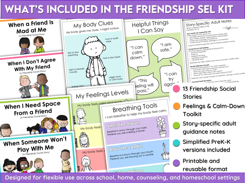 Friendship Kit teaching friendship skills to kids