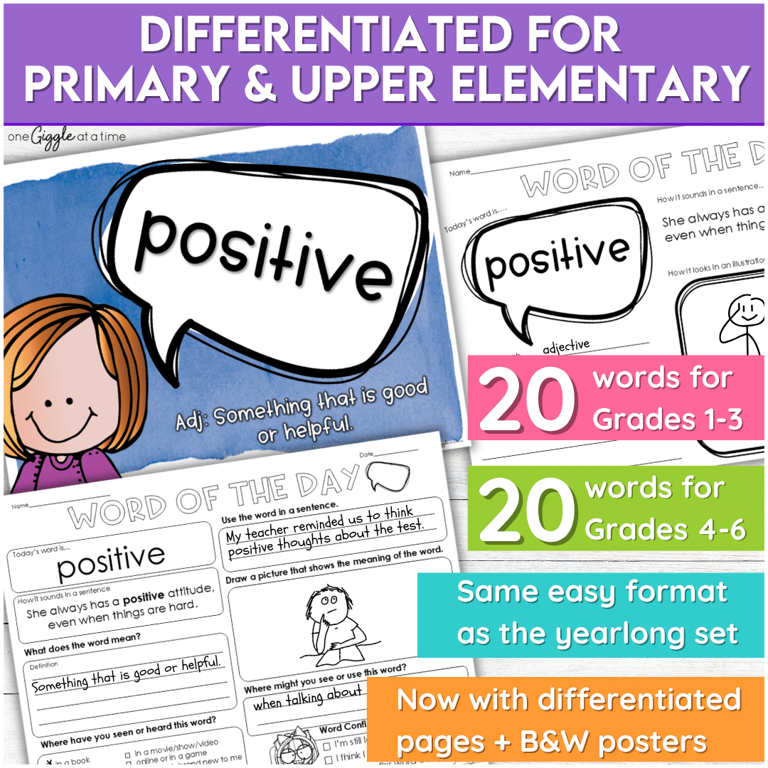 January Word of the Day Bundle Tier 2 Vocabulary Activities for Grades 1-6 - Image 4