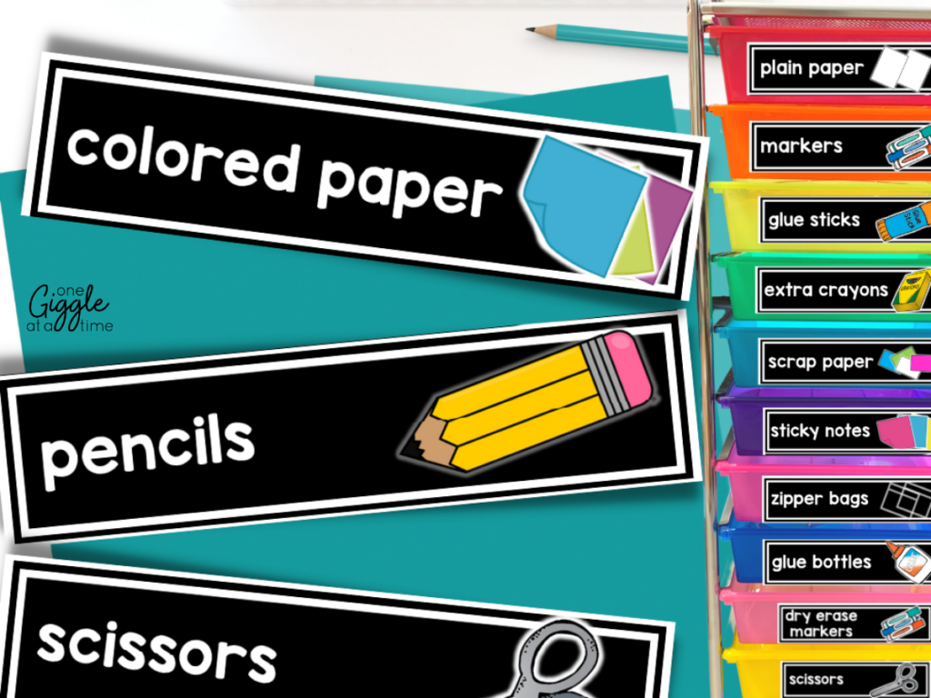 using visuals for classroom materials back to school tips for new teachers
