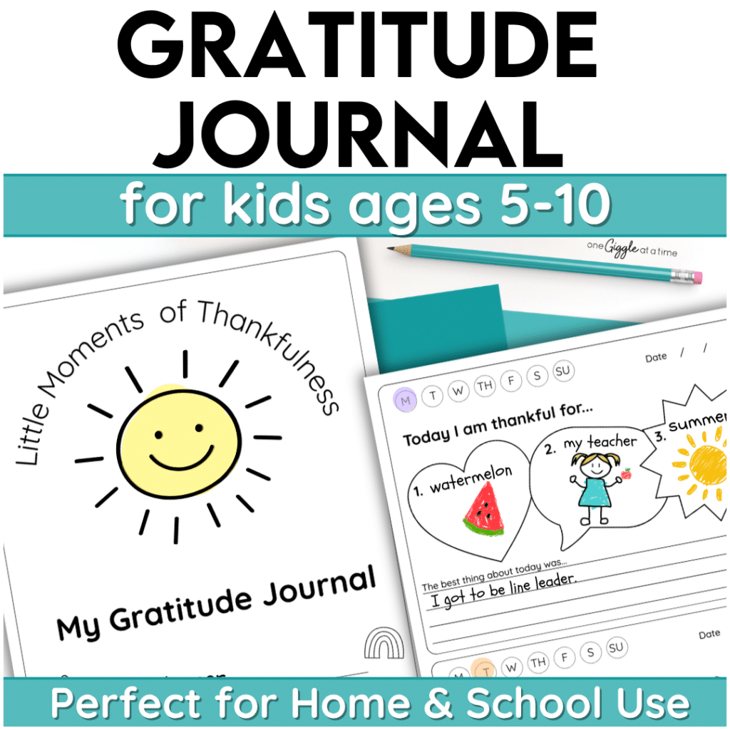 Free Gratitude Journal for Kids