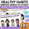 Healthy Habits Social Story SEL Toolkit Not Sharing Germs Hygiene Social Skills