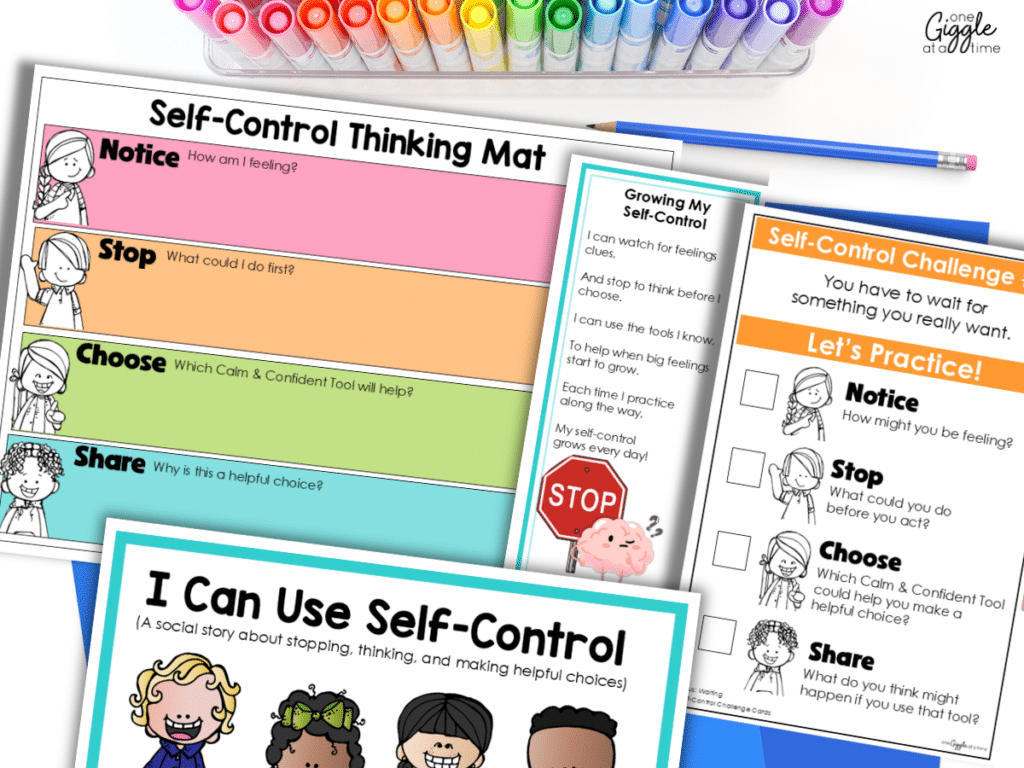 teaching self control strategies