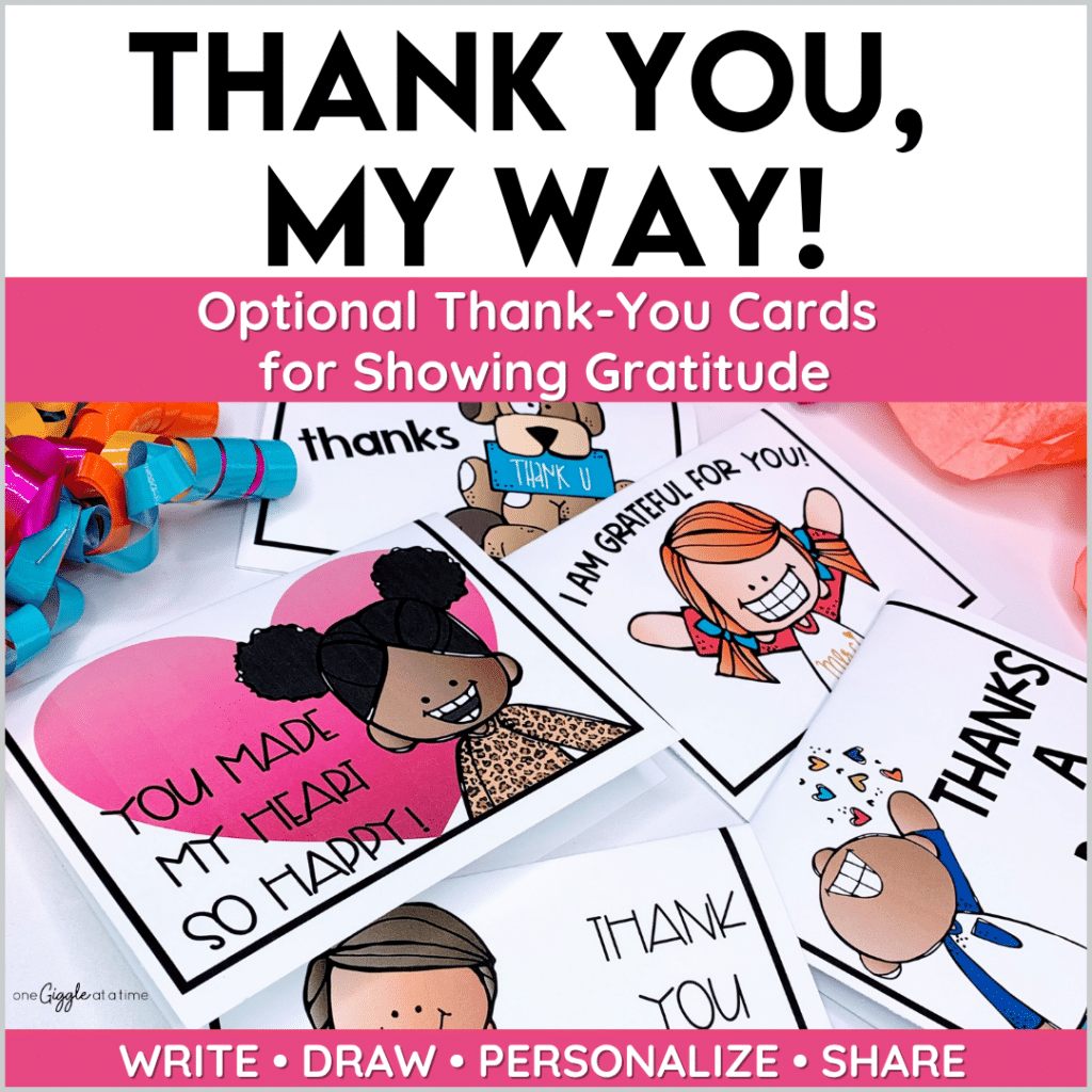 FREE Thank-You Card Pack for Kids!